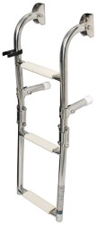 Foldable ladder AISI316 narrow 3 steps 